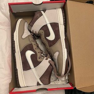 Nike Dunk High Light Chocolate 🤎
